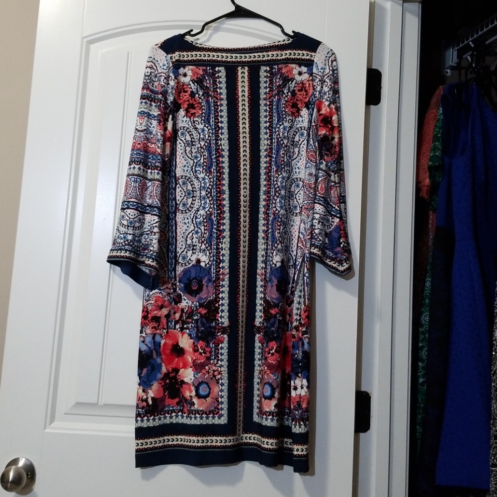 Multi colored lightweight dress